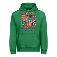 Emerald coffee is my love language Urban Hoodie - Zillion Design Studio