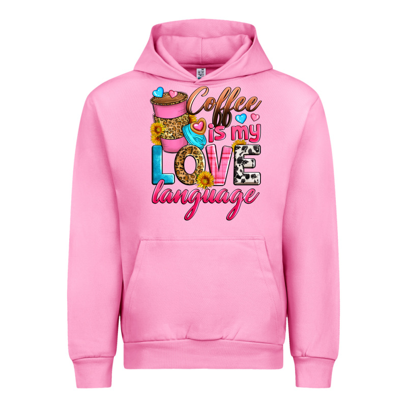 Coffee Is My Love Language Urban Hoodie by Zillion Design Studio | Teevron