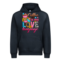 Navy coffee is my love language Urban Hoodie - Zillion Design Studio