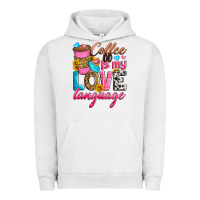 Pigment Lunar Rock coffee is my love language Urban Hoodie - Zillion Design Studio