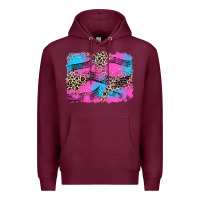 Burgundy race background Premium Hoodie - Zillion Design Studio
