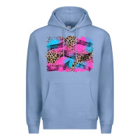 Colony Blue race background Premium Hoodie - Zillion Design Studio