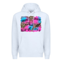White race background Premium Hoodie - Zillion Design Studio