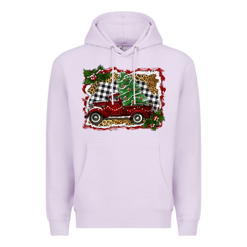 Christmas Truck With Tree Premium Hoodie by RanaPortraitStore | Teevron