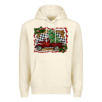 Sandshell christmas truck with tree Premium Hoodie - RanaPortraitStore