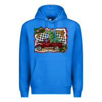 True Royal christmas truck with tree Premium Hoodie - RanaPortraitStore
