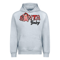 Heather Grey santa baby Urban Hoodie - RanaPortraitStore