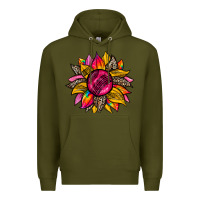 Army Green race  sunflower Premium Hoodie - Zillion Design Studio