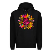 Black race  sunflower Premium Hoodie - Zillion Design Studio