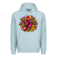 Blue Mist race  sunflower Premium Hoodie - Zillion Design Studio