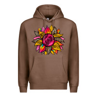 Chestnut race  sunflower Premium Hoodie - Zillion Design Studio
