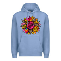 Colony Blue race  sunflower Premium Hoodie - Zillion Design Studio