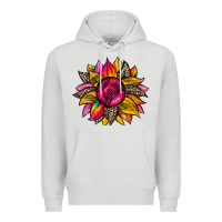 Dove Grey race  sunflower Premium Hoodie - Zillion Design Studio