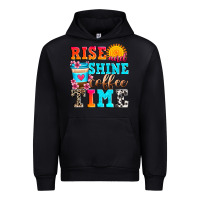 Black rise and shine coffee time Urban Hoodie - Zillion Design Studio