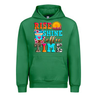Emerald rise and shine coffee time Urban Hoodie - Zillion Design Studio