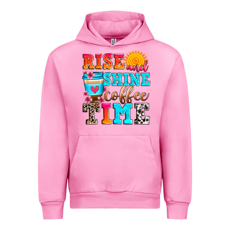 Rise And Shine Coffee Time Urban Hoodie by Zillion Design Studio | Teevron