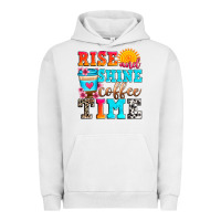 Pigment Lunar Rock rise and shine coffee time Urban Hoodie - Zillion Design Studio