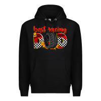 Black best racing dad Premium Hoodie - Zillion Design Studio
