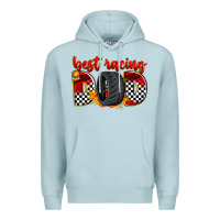Blue Mist best racing dad Premium Hoodie - Zillion Design Studio