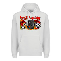 Dove Grey best racing dad Premium Hoodie - Zillion Design Studio