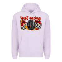Lilac best racing dad Premium Hoodie - Zillion Design Studio