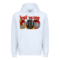 White best racing dad Premium Hoodie - Zillion Design Studio