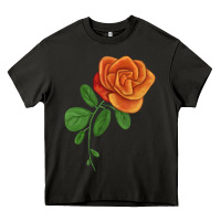 Asphalt Burst Of Joy Rose Heavy Core Tee - LillyAllenDesigns
