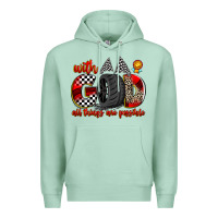 Seafoam with god all things are possible Premium Hoodie - Zillion Design Studio