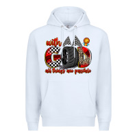 White with god all things are possible Premium Hoodie - Zillion Design Studio