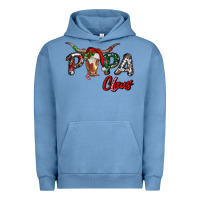 Pigment Pebble Blue papa claus Urban Hoodie - RanaPortraitStore