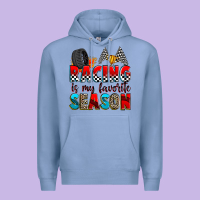 Racing Is My Favorite Season Premium Hoodie Designed By Zillion Design Studio