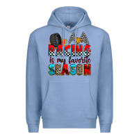 Colony Blue racing is my favorite season Premium Hoodie - Zillion Design Studio