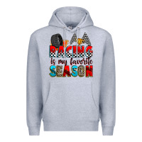 Heather Grey racing is my favorite season Premium Hoodie - Zillion Design Studio