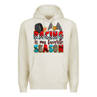 Oatmeal Heather racing is my favorite season Premium Hoodie - Zillion Design Studio