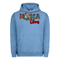Pigment Pebble Blue mama claus Urban Hoodie - RanaPortraitStore