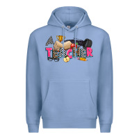 Colony Blue race teacher Premium Hoodie - Zillion Design Studio