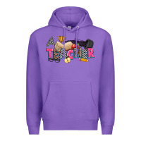 Purple race teacher Premium Hoodie - Zillion Design Studio