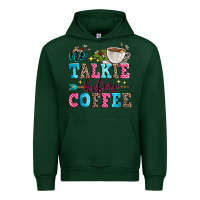 Forest Green no talkie before coffee Urban Hoodie - Zillion Design Studio