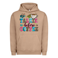 Pigment Burro no talkie before coffee Urban Hoodie - Zillion Design Studio