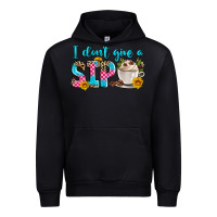 Black i don't give a sip Urban Hoodie - Zillion Design Studio