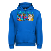 Cobalt i don't give a sip Urban Hoodie - Zillion Design Studio