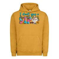 Pigment Peanut Butter i don't give a sip Urban Hoodie - Zillion Design Studio