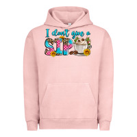 Pigment Salmon i don't give a sip Urban Hoodie - Zillion Design Studio