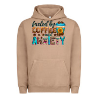 Pigment Burro fueled by coffee and anxiety Urban Hoodie - Zillion Design Studio