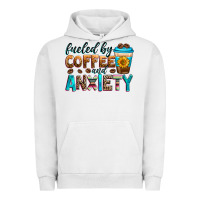 Pigment Lunar Rock fueled by coffee and anxiety Urban Hoodie - Zillion Design Studio