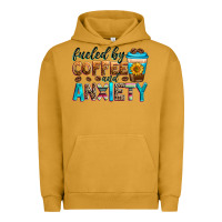 Fueled By Coffee And Anxiety Urban Hoodie | Teevron