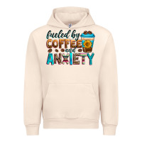 Sandshell fueled by coffee and anxiety Urban Hoodie - Zillion Design Studio