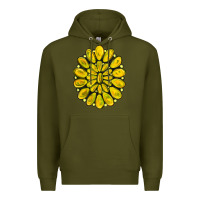 Army Green yellow  gemstone jewelny Premium Hoodie - RanaPortraitStore