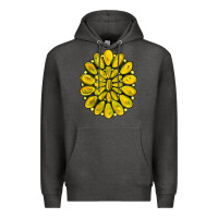 Charcoal Heather yellow  gemstone jewelny Premium Hoodie - RanaPortraitStore