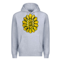 Heather Grey yellow  gemstone jewelny Premium Hoodie - RanaPortraitStore